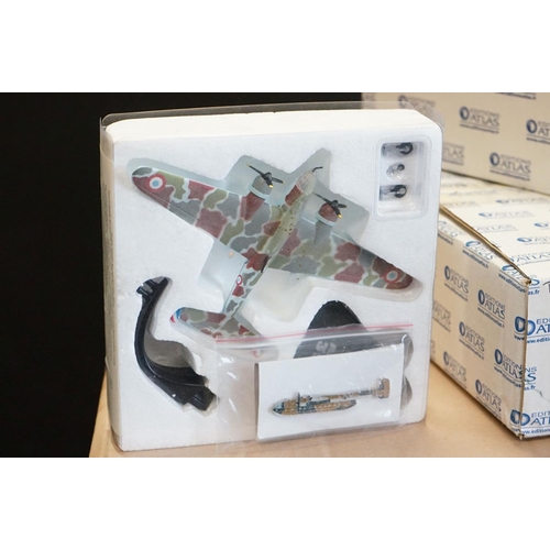 1212A - 24 Boxed Atlas Editions models to include 9 x Military Giants of the Sky and 15 x Locomotives plus a... 