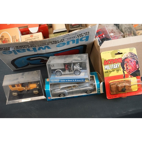 1225A - Over 50 boxed / cased mainly diecast models to include Majorette, Solido, No Rev, Silhouette, Wiking... 