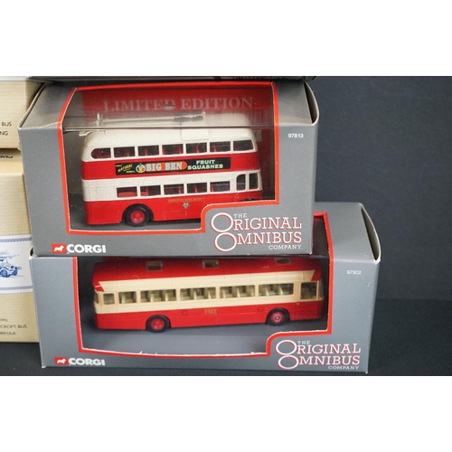 1228 - 15 Boxed Corgi diecast models to include 13 x Public Transport from Corgi, 1 x Modern Buses USA and ... 