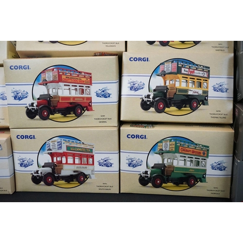 1228 - 15 Boxed Corgi diecast models to include 13 x Public Transport from Corgi, 1 x Modern Buses USA and ... 