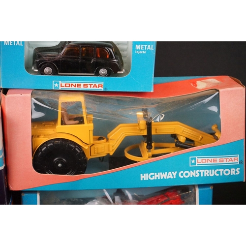 1232 - Seven boxed diecast models to include 2 x Joal (225 Hydraulic Excavator & 222 CAT Tractor 631 with t... 