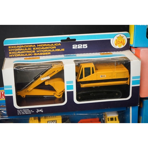 1232 - Seven boxed diecast models to include 2 x Joal (225 Hydraulic Excavator & 222 CAT Tractor 631 with t... 