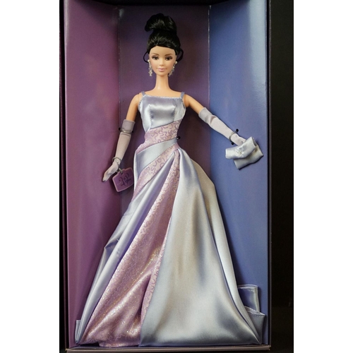 202 - Five boxed Mattel Barbie dolls to include 28796 Midnight Tuxedo Barbie, 22205 Todd Oldham Barbie, 26... 