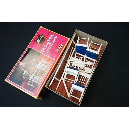 209 - Sindy - 13 Boxed Pedigree Sindy furniture and accessories to include 44528 sideboard, 2 x 44541 wash... 