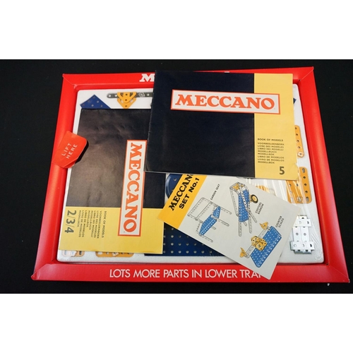 230A - Boxed & unused Meccano set no. 5 - '395 parts for all-action models' with instructions book of model... 