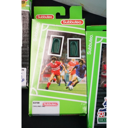 244 - Subbuteo - Boxed Super Set (near complete), 4 x boxed LW teams to include Liverpool, England 2nd, Ev... 