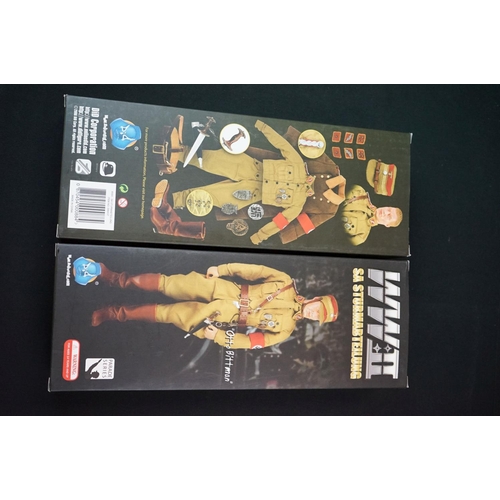 263 - Two boxed DiD Corporation Parade Series WWII SA Sturmabteilung D80037 Otto Bittman figures, one appe... 