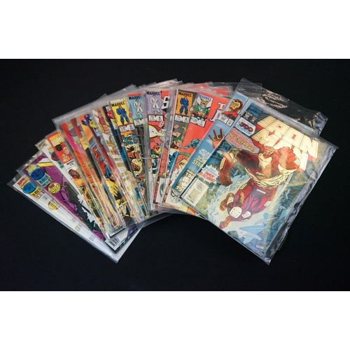 269 - Comics - Collection of Marvel Comics ranging from 70s onward to include The Mighty World Marvel Star... 