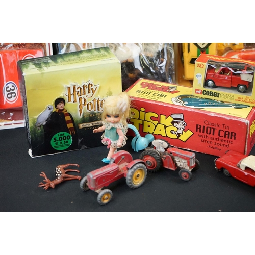 273 - Collection of toys to include boxed Schylling Dick Tracy Classic Tin Riot Car, boxed Corgi Whizzwhee... 