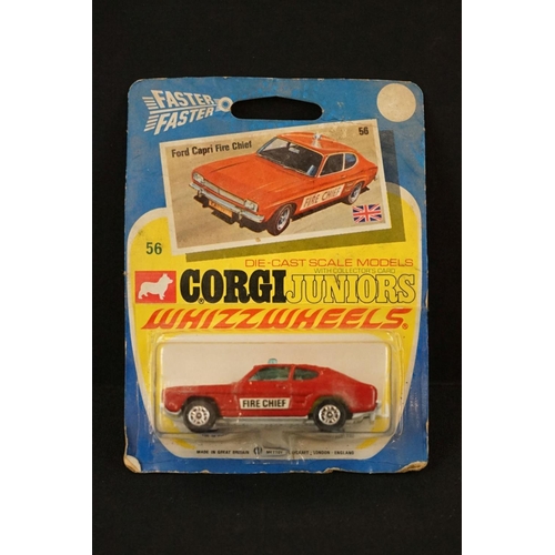 1259 - Three boxed Corgi diecast models to include 312 Marcos Mantis Whizzwheels in dark red, 389 Bond Bug ... 