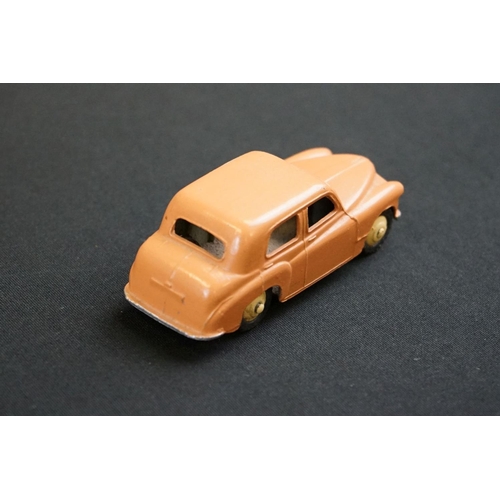 1263 - Six Mid 20th C play worn diecast models to include 5 x Dinky (582 Pullmore Transporter, 175 Hillman ... 