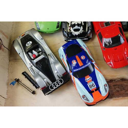 1271 - 20 Slot car models to include 19 x Hornby Scalextric examples and 1 x Carrera Evolution featuring Ho... 