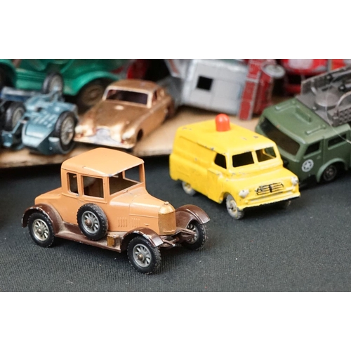 1274 - Quantity of play worn mid 20th C onwards diecast models to include many Matchbox Lesney 75 Series