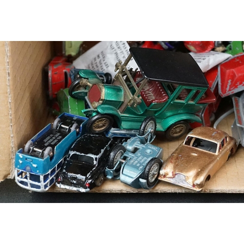 1274 - Quantity of play worn mid 20th C onwards diecast models to include many Matchbox Lesney 75 Series