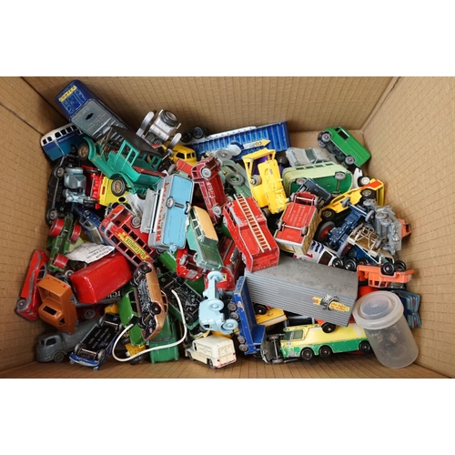 1274 - Quantity of play worn mid 20th C onwards diecast models to include many Matchbox Lesney 75 Series