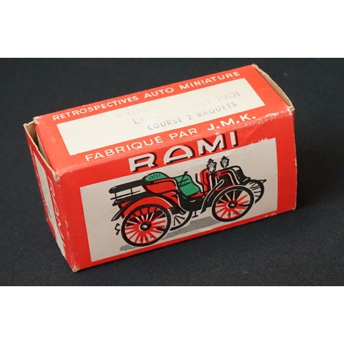 1276 - 10 Boxed Rami (France) diecast models to include Taxi De La Marne, Lion Peugeot, Landavlet Packard e... 