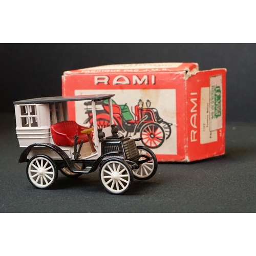 1276 - 10 Boxed Rami (France) diecast models to include Taxi De La Marne, Lion Peugeot, Landavlet Packard e... 