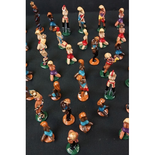 1368 - Collection of over 50 painted erotic figures, gd overall condition, unmarked, all on bases