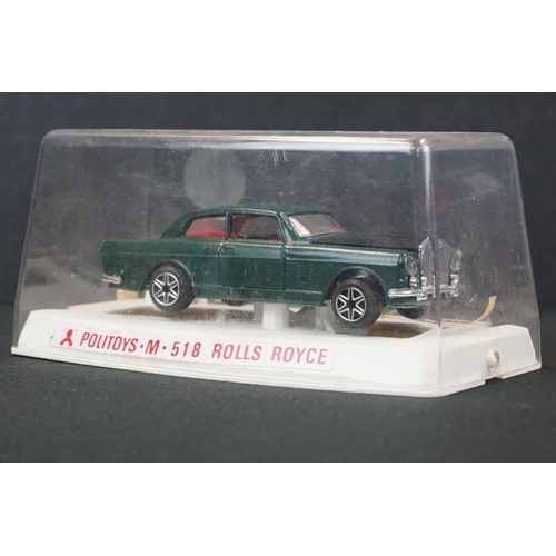 1277 - 11 Boxed / cased diecast models to include Politoys Export No 567 Tornado Oldsmobile, Politoys No 50... 