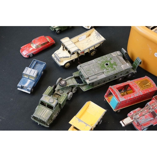 1283 - Quantity of play worn mid 20th C diecast models to include mainly Corgi & Dinky featuring Corgi Chip... 