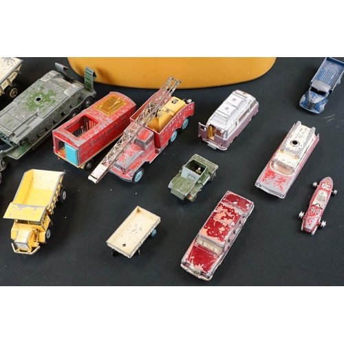 1283 - Quantity of play worn mid 20th C diecast models to include mainly Corgi & Dinky featuring Corgi Chip... 