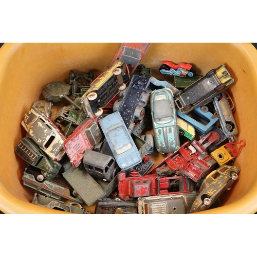 1283 - Quantity of play worn mid 20th C diecast models to include mainly Corgi & Dinky featuring Corgi Chip... 