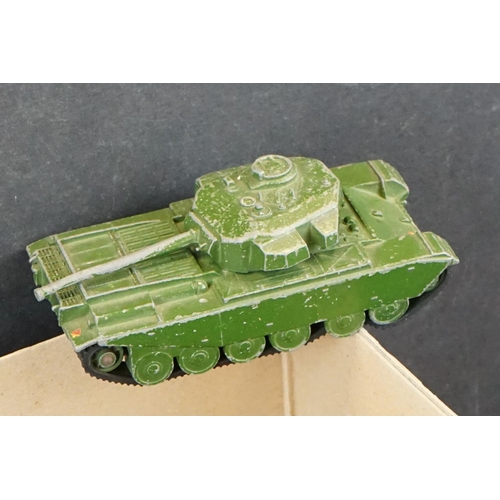 1284 - Collection of around 70 military diecast models, mainly mid 20th C Dinky, featuring Dinky 651 Centur... 