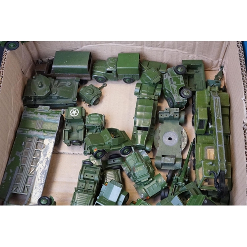 1284 - Collection of around 70 military diecast models, mainly mid 20th C Dinky, featuring Dinky 651 Centur... 