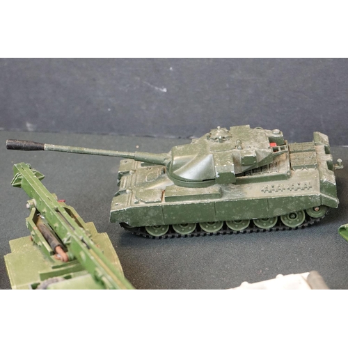 1292 - 12 mid 20th C onwards military diecast models to include Dinky, Budgie, Zylmex, Corgi and Britains, ... 