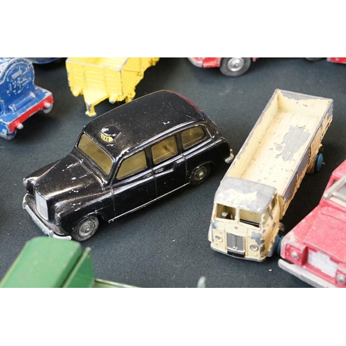 1293 - 15 play worn diecast models to include boxed Dinky 626 (poor box), Corgi, Budgie, etc