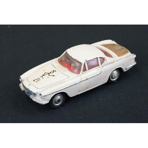 1295 - Seven original Corgi & Dinky play worn TV related diecast models to include James Bond 007 Aston Mar... 