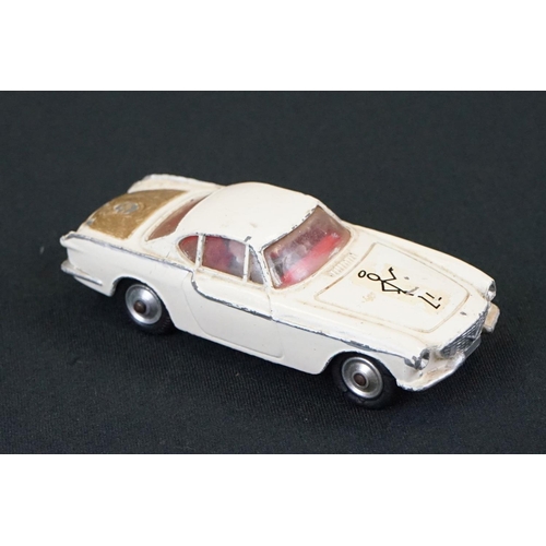 1295 - Seven original Corgi & Dinky play worn TV related diecast models to include James Bond 007 Aston Mar... 