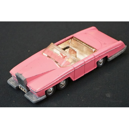 1295 - Seven original Corgi & Dinky play worn TV related diecast models to include James Bond 007 Aston Mar... 