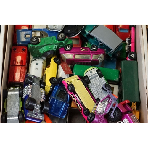 1297 - Around 70 play worn Matchbox diecast models to include 75 Series, Superfast etc plus a boxed Matchbo... 