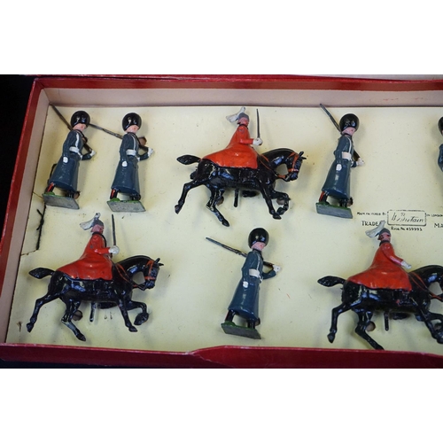 1384 - Three boxed Britains Soldiers Regiments of All Nations metal figure sets to include No 429 Scots Gua... 