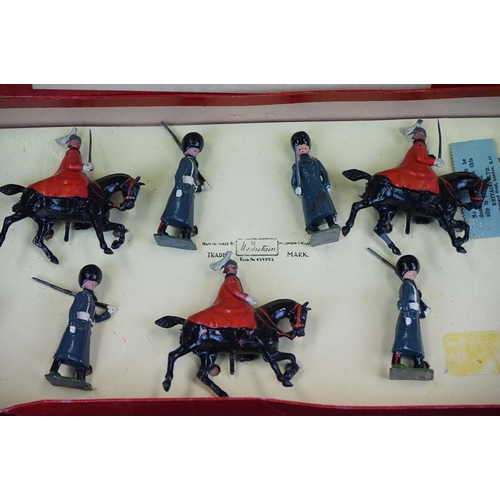 1384 - Three boxed Britains Soldiers Regiments of All Nations metal figure sets to include No 429 Scots Gua... 