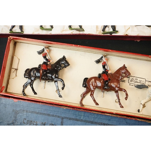 1392 - Four boxed Britains metal figure sets to include No 74 Royal Welsh Fusiliers, No 1511 Police (Mounte... 