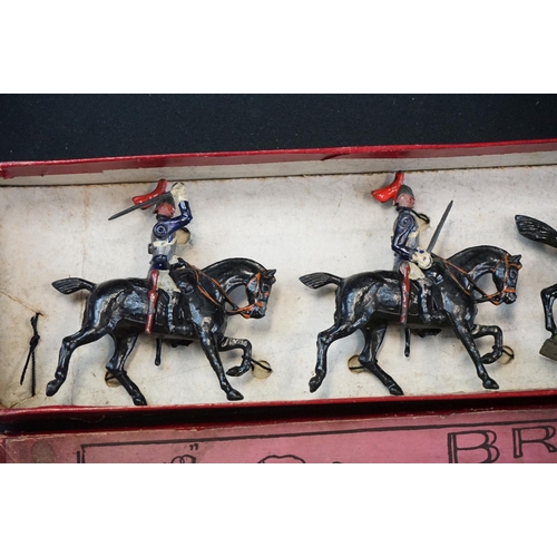 1394 - Five boxed Britains metal figure sets to include 2 x Britains Ltd (Guards & 913 West Africa Togoland... 