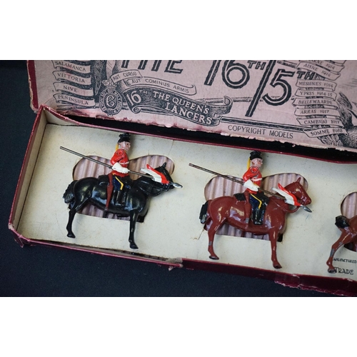 1394 - Five boxed Britains metal figure sets to include 2 x Britains Ltd (Guards & 913 West Africa Togoland... 