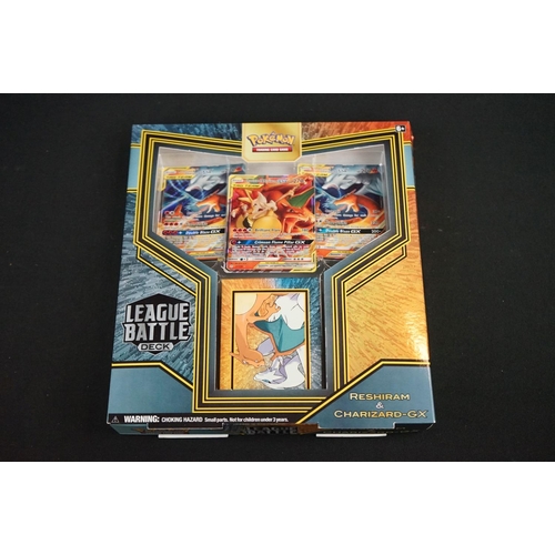 361 - Large quantity of Pokémon Trading Cards to include sealed Hidden Moon Theme Deck, sealed League Batt... 