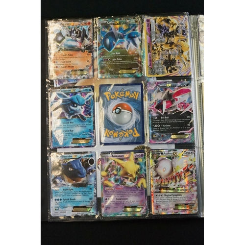 378 - Quantity of Pokémon trading cards contained within a Pokémon tin and Pokémon binder, including a sma... 