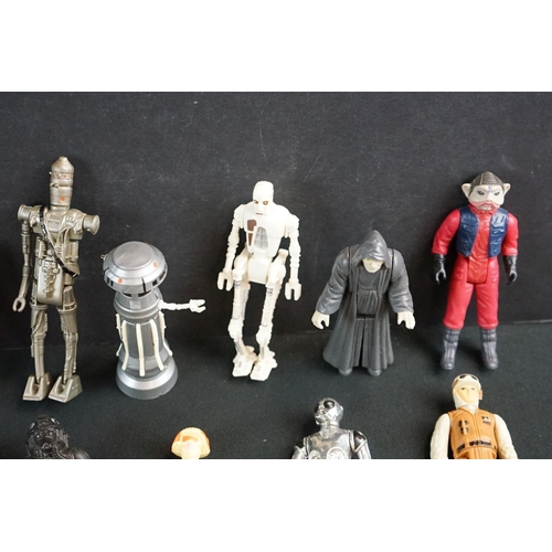 381 - Stars Wars - 72 original figures Ree-Yees, Klatuu, AT-AT Driver, R2-D2 (Sensorscope), Gamorrean Guar... 