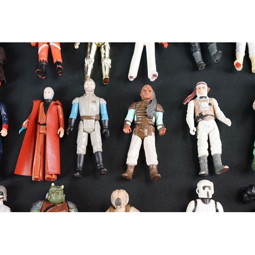 381 - Stars Wars - 72 original figures Ree-Yees, Klatuu, AT-AT Driver, R2-D2 (Sensorscope), Gamorrean Guar... 