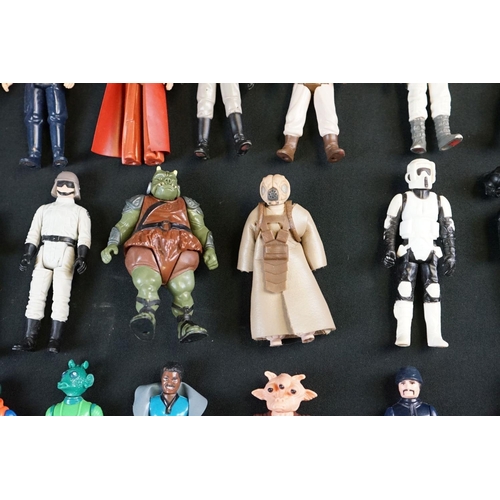 381 - Stars Wars - 72 original figures Ree-Yees, Klatuu, AT-AT Driver, R2-D2 (Sensorscope), Gamorrean Guar... 