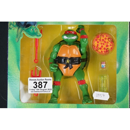 387 - Teenage Mutant Ninja Turtles - Boxed Ideal Playmates Mutations Raphael figure complete with accessor... 