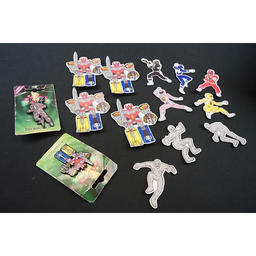 392 - Collection of around 30 plastic Power Ranger Micro Machines figures, circa 1990s, to include Red Pow... 