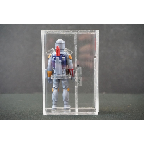 396 - Star Wars - Original graded Boba Fett figure complete with original blaster, UKG graded 70% (F70,P80... 