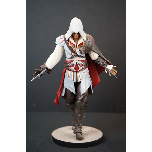 284 - Two boxed Assassins Creed figures to include AC2 Xbox 360 White Edition Ezio Auditore (figure & box ... 