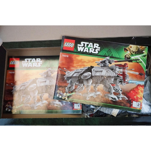 312 - Lego - Three boxed Lego Star Wars sets to include 7965 Millennium Falcon, 75019 AT-TE & 7931 Jedi T-... 