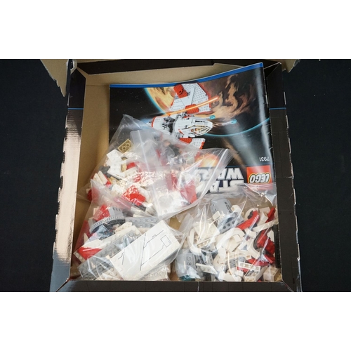 312 - Lego - Three boxed Lego Star Wars sets to include 7965 Millennium Falcon, 75019 AT-TE & 7931 Jedi T-... 